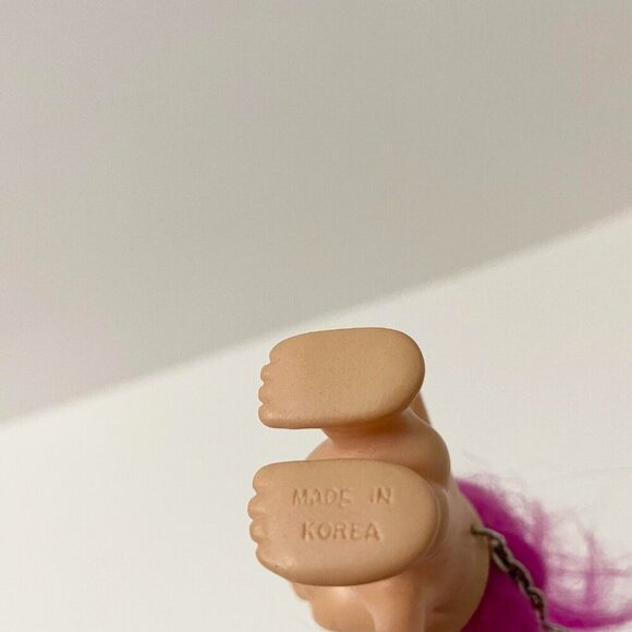 Vintage Troll Doll Keychain Made in Korea Collectible Toy - Picture 10 of 16